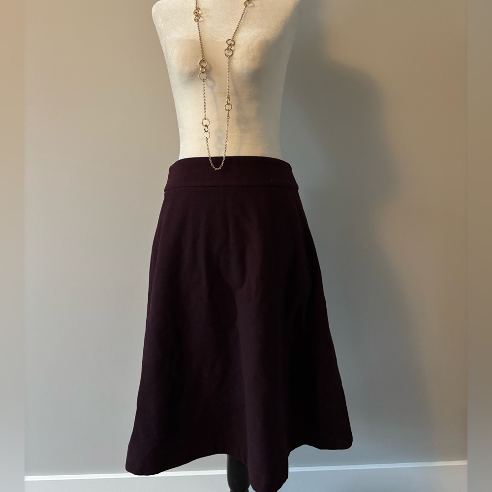 Contemporaine Plum A Line Skirt